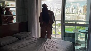 Pretty Bodybuilder Bends Over For Anal Sex On The Beach.