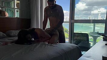 Pretty Bodybuilder Bends Over For Anal Sex On The Beach.