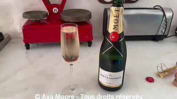 brunette babe squirts outdoors facing neighbors then sucks huge cock for cumshot on tits