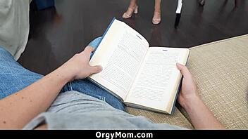 Hey lonely housewife craves quality time with that massive cock in wild orgy