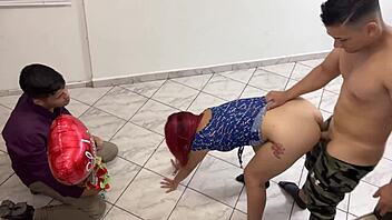 hey mi amor, i just got back from abroad - check out what i brought for you, sexy redhead neighbor babe!