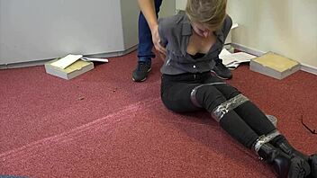 i choked teen violet haze in bondage deepthroat