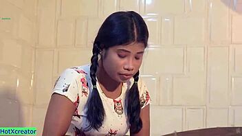 naughty teacher seduced his 18 year old cute student into reality sex