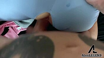 Narrative-Neutral ripped leggings alix lynx gets touched