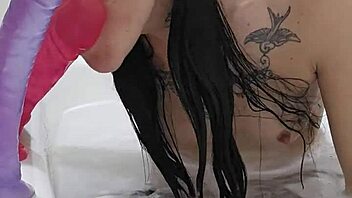 Emy Angel Joyfully Splashes And Plays In Her Relaxing Bath Time Fun!