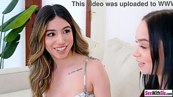 Babysitter Threesome With Big Cock Stud And His Tiny 18+ Teen