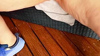 i show off my big bald wet pussy as a mature amateur