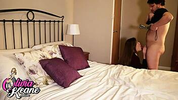 British teen sucks cock and gets fucked in homemade amateur action