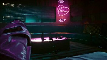 cyberpunk 2077 features this hot prostitute in wild sex game action as a whore
