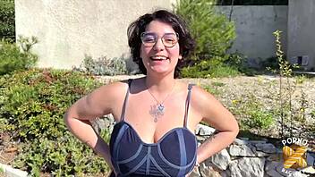 Chubby French Milf With Big Natural Tits And Beautiful Ass Gets Pounded Hard By Huge Cock