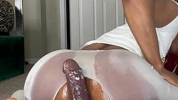 oh man, check out my own glory hole with this dripping wet hairy pussy