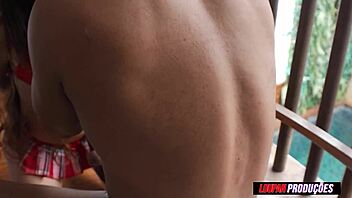 Novinha Universitaria Gives Hard Foda with Cherry Adams and Loupan Produções