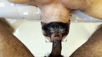 Muscular Black Bodybuilder Dominates With Monster Cock In Intense Interracial Blowjob