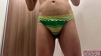 i slipped an anal vibrator into my swimsuit for perverted beach masturbation 😏