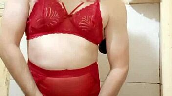 Feeling So Sexy In Lingerie Revealing My Tiny Cock