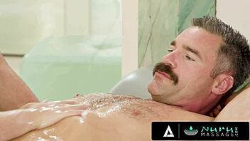 Nuru Massage Masseuses Dana DeArmond and Whitney Wright Ride Oiled Cock