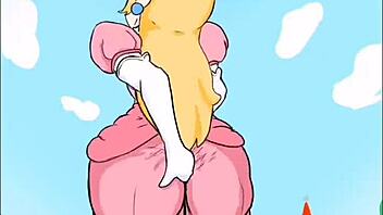 Peach experiences intense big ass and big tits action in detailed bedroom banging