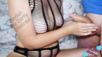 amateur homemade massage big fat cock coconut oil horny mature milf big natural tits 😍💦