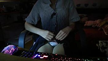 oh wow, check out my hairy pussy and big clit up close, it's dripping wet with grool