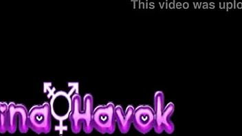 transsexual mistress sarina havok dominates her german tgirl sub alexandra vexx in preview