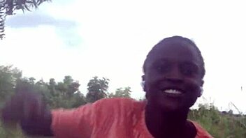 Crazybitch Twerking Half Naked in Forest