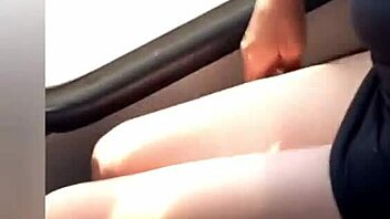 Risky public blowjob on bus from strange guy