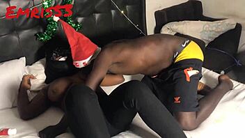 Christmas vibes turn into steamy homemade sex with European and Asian amateurs.