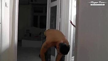 Exotic Hungarian brunette Ria Rodrigez passionately sucks then rides in homemade amateur action