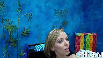 Hey this petite slut gets oiled up for erotic massage blowjob and hardcore fucking 😏