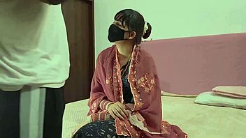 Newly Married Girl Enjoys Doggy Style Sex on First Wedding Night