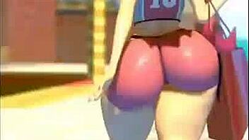 Peach experiences intense big ass and big tits action in detailed bedroom banging