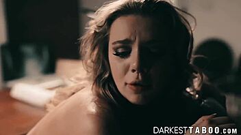 Sinful babe passionately fucks her boss with intense desire