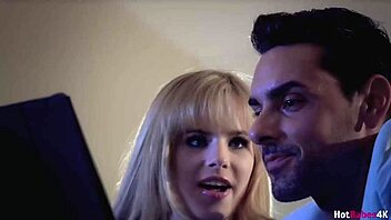 Cum lover Jillian Janson rides her boyfriend cowgirl style after licking and doggystyle pounding to orgasm.