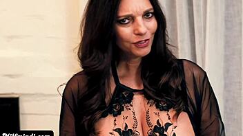 Curvy Milf Gropes Her Big Tits And Ass Alone