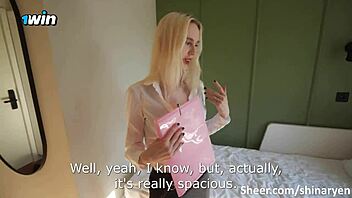 Big Tits Blonde In Lingerie Gets Wet Pussy Fucked And Creampied By Massive Cock In Homemade Scene