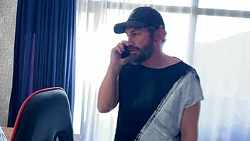 In a steamy lesson, a muscular man guides a young student through intense anal and squirting techniques with his girlfriend