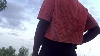 Crazybitch Twerking Half Naked in Forest