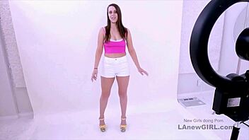 Stunning Brunette Teen Fucked Hard In Casting