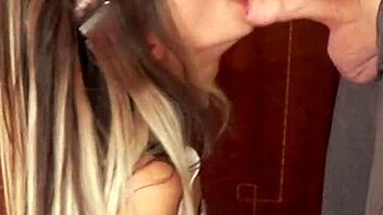 So this good maid candie cross drops to her knees as a great polish blonde slut in cosplay, polishing cock with deepthroat blowjob.