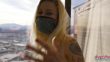 tattooed blonde cindy crawford gets banged in group action. she swallows cum after rimjob and deepthroat.