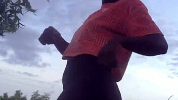 Crazybitch Twerking Half Naked in Forest