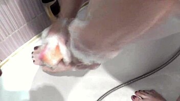 Lover Fucked My Wife In Pussy Doggystyle On Washing Machine And Creampie Treason Cum In Pussy Cumshot Cream Pie Sex After Shower Hot Blonde Milf Natural Tits Perfect Ass Fetish In Stocking