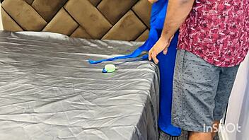 Horny wife sucks cock deep in homemade video then gets tits and ass pounded to orgasm