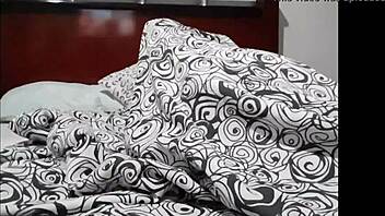 In a quiet moment, the blonde woman explores personal pleasure through solo activities on webcam.