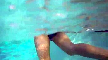 Milf Vicky Vette and friend Teal Conrad eat pussy by the pool.