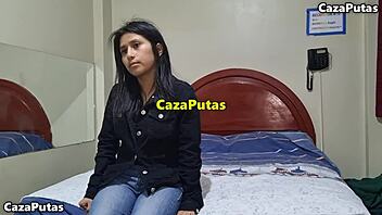 morrita traga semen en un casting falso from mexican petite amateur in first time interview