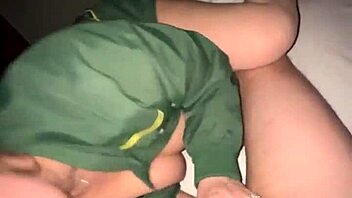 Teasing and flashing, then slurping his cum?