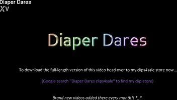 Jessica Morgan boldly dares to visit a pub outdoors while flashing in her public Pampers nappy back in May 2021.