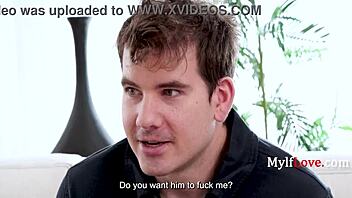 Scarlett Venom dominates as husband watches her get pounded by Will Pounder and CJ in a cuckold fantasy.