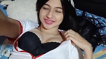 Watch This Universitaria Masturbate for a Mexican Fan - Want the Second Part, Darling? Real Homemade Action!
